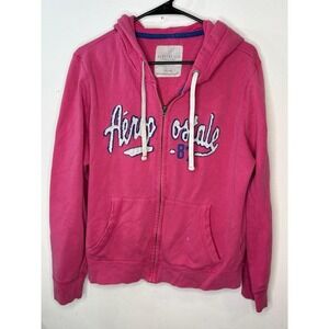 Vintage Y2K pink Aeropostale hoodie size xl